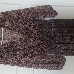 Animal print dress